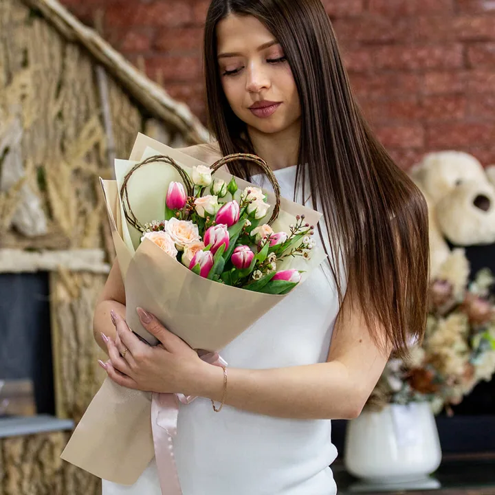 Букет «С сердцем»
