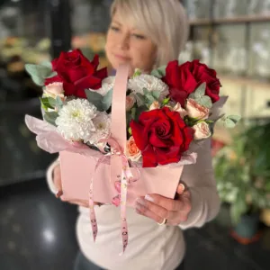Композиция в сумочке «Любимой»